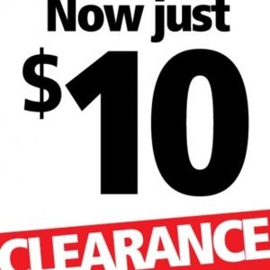 CLEARING OUT MY CLOSET  $10.00